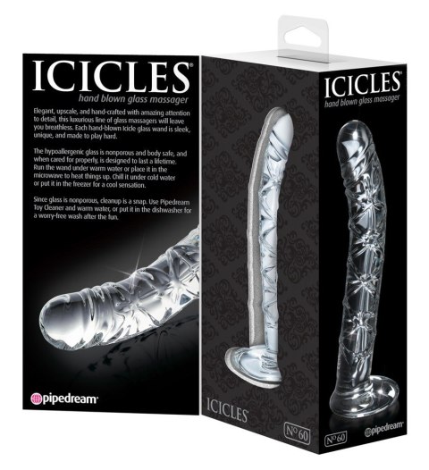 SZTUCZNY PENIS DILDO MĘSKI CZŁONEK SZKLANE 17,5CM SZTUCZNY PENIS DILDO MĘSKI CZŁONEK SZKLANE 17,5CM