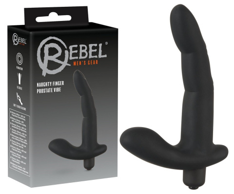 MASAŻER PROSTATY REBEL 13,8 CM WIBRATOR STYMULATOR MASAŻER PROSTATY REBEL 13,8 CM WIBRATOR STYMULATOR