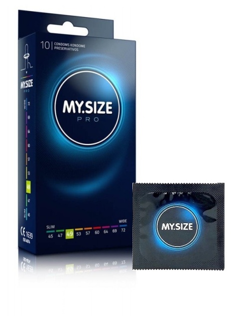 PREZERWATYWY 49 MM OPAKOWANIE 10 SZT. MY.SIZE PRO