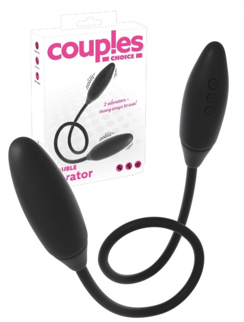 WIBRATOR SEX 15 TRYBÓW CICHY MOCNY PODWÓJNY 8,3 CM