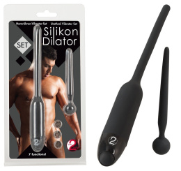 SILIKONOWY DILATOR MASTURBATOR Z WIBRACJAMI BDSM