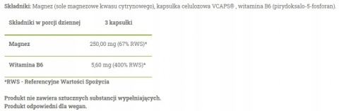 PHARMOVIT MAGNEZ B6 PREMIUM METABOLIZM 60 KAPS