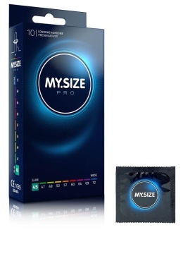 PREZERWATYWY 45 MM OPAKOWANIE 10 SZT. MY.SIZE PRO