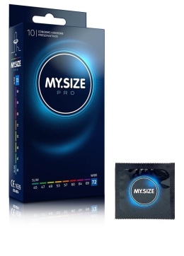 PREZERWATYWY 72 MM OPAKOWANIE 10 SZT. MY.SIZE PRO