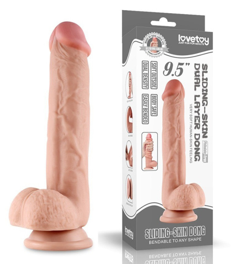 NATURALNY PENIS RUCHOMA SKÓRA DILDO Z PRZYSSAWKĄ NATURALNY PENIS RUCHOMA SKÓRA DILDO Z PRZYSSAWKĄ