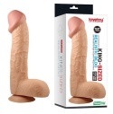 DILDO Z PRZYSSAWKĄ SZTUCZNY PENIS GRUBY DUŻY XXL