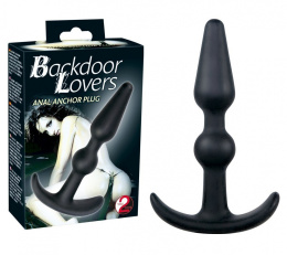 KOREK ANALNY SILIKONOWY BACKDOOR LOVERS 10 CM