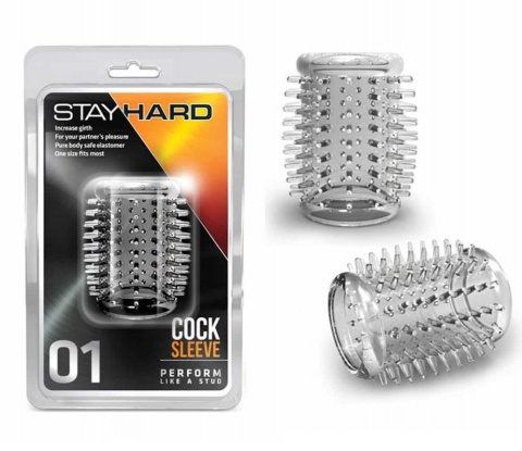 STYMULUJĄCA NAKŁADKA PRZEDŁUŻKA NA PENISA WYPUSTKI