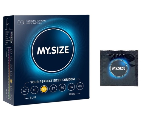 PREZERWATYWY 53 MM OPAKOWANIE 3 SZT. MY.SIZE