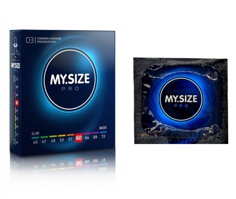 PREZERWATYWY 60 MM OPAKOWANIE 3 SZT. MY.SIZE PRO