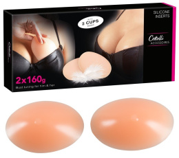 SILIKONOWE WKŁADKI 2 X 160G SZTUCZNE PIERSI