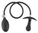 DMUCHANY POMPOWANY KOREK ANALNY WIBRACJE 8 CM