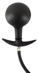 DMUCHANY POMPOWANY KOREK ANALNY WIBRACJE 8 CM