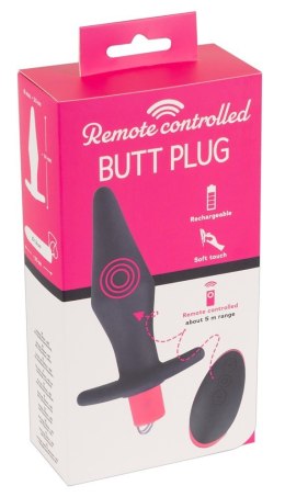 KOREK ANALNY SILIKON 10 WIBRACJI SEX ANAL 14 CM