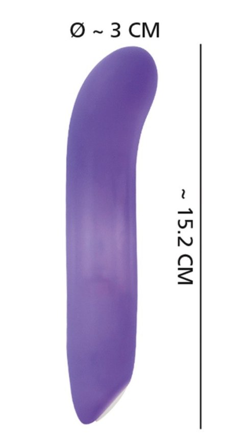 WIBRATOR CICHY STYMULUJE 7 FUNKCJI WIBRACJI 15,2CM