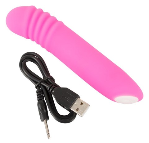 WIBRATOR CICHY STYMULUJE 7 FUNKCJI WIBRACJI 15 CM