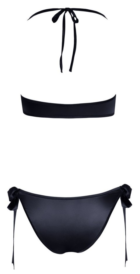 Komplet bielizny z kokardami L/XL