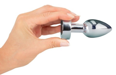 KOREK ANALNY 7 FUNKCJI WIBRACJI METALOWY ANOS 9 CM