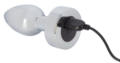 KOREK ANALNY 7 FUNKCJI WIBRACJI METALOWY ANOS 9 CM