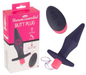 KOREK ANALNY SILIKON 10 WIBRACJI SEX ANAL 14 CM