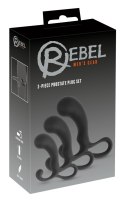 ZESTAW MASAŻER PROSTATY 3 SZT REBEL RÓŻNE ROZMIARY
