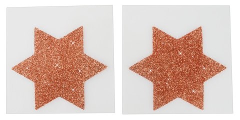 NASUTNIKI CZARNE GWIAZDKI OZDOBA NA SUTKI NAKLEJKI