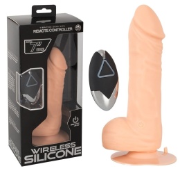 WIBRATOR CICHY STYMULUJE 10 FUNKCJI WIBRACJI 19 CM