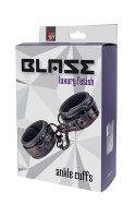 KRĘPOWANIE SOLIDNE KAJDANKI ŁAŃCUSZEK MOCNY SEX KAJDANKI-BLAZE ANKLE CUFF PURPLE
