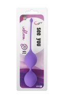 Kulki-SEE YOU IN BLOOM DUO BALLS 36MM PURPLE