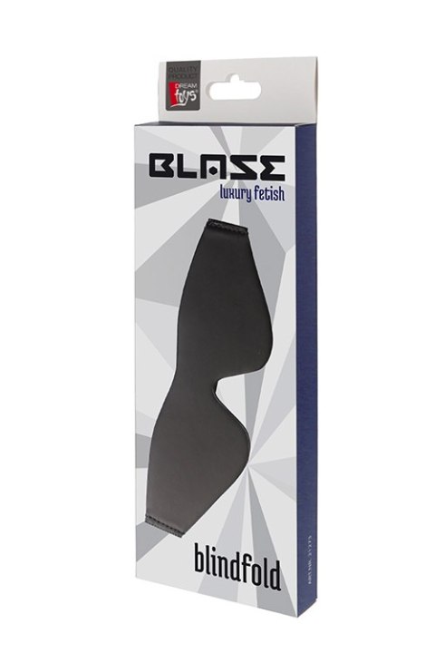 MASKA-BLAZE BLINDFOLD WITH PAINTING EDGE BLACK MASKA-BLAZE BLINDFOLD WITH PAINTING EDGE BLACK