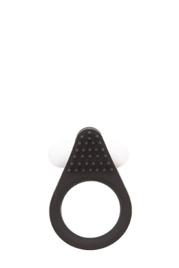 PIERŚCIEŃ EREKCYJNY SEX RING WIBRACJE STYMULATOR PIERŚCIEŃ-LIT-UP SILICONE STIMU RING 1 BLACK