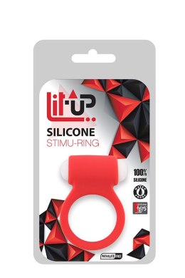 Pierścień-LIT-UP SILICONE STIMU RING 3 RED
