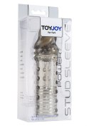 PRZEDŁUŻKA NA PENISA DUŻA GRUBA NAKŁADKA POSZERZA STYMULATOR-POWER STUD SLEEVE SMOKE