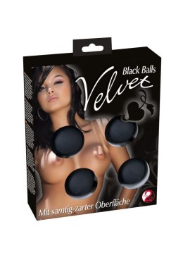 KULKI GEJSZY TRENING MIĘŚNI KEGLA KORALIKI JAJKA KULKI-VELVET BLACK BALLS