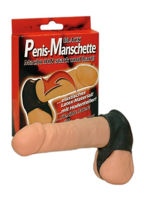 PIERŚCIEŃ-PENISMANSCHETTE BLAC PIERŚCIEŃ-PENISMANSCHETTE BLAC