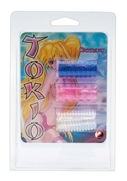 NAKŁADKA STYMULUJĄCA NASADKA NA PENISA STYMULATOR STYMULATOR-TOKIO SLEEVES