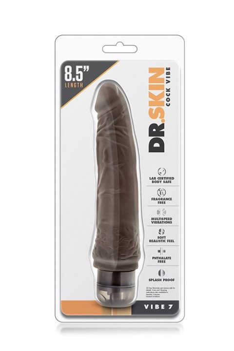 WIBRATOR-MR. SKIN COCK VIBE 7INCH CHOCOLATE WIBRATOR-MR. SKIN COCK VIBE 7INCH CHOCOLATE