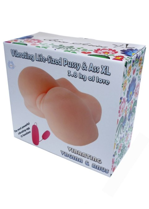 MASTURBATOR-VIBRATING LIFE-SIZED PUSSY & ASS XL MASTURBATOR-VIBRATING LIFE-SIZED PUSSY & ASS XL