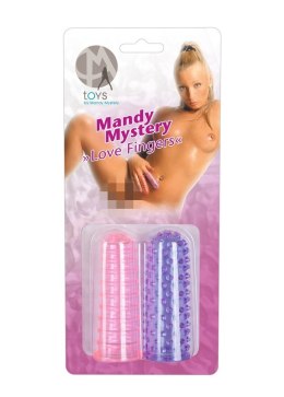 NAKŁADKA NA PALEC STYMULUJE WYDŁUŻA ORGAZM MASAŻ STYMULATOR-5131720000 MANDY´S LOVE FINGERS-WIBRATOR