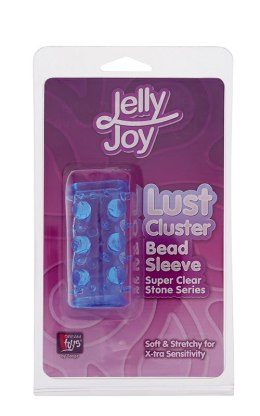 NAKŁADKA STYMULUJĄCA NASADKA NA PENISA STYMULATOR STYMULATOR-JELLY JOY LUST CLUSTER BLUE