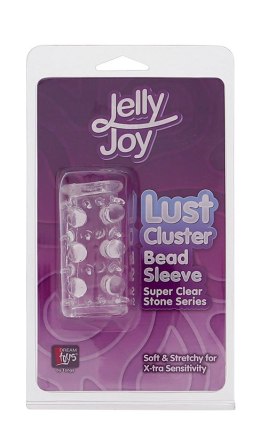 NAKŁADKA STYMULUJĄCA NASADKA NA PENISA STYMULATOR STYMULATOR-JELLY JOY LUST CLUSTER CLEAR