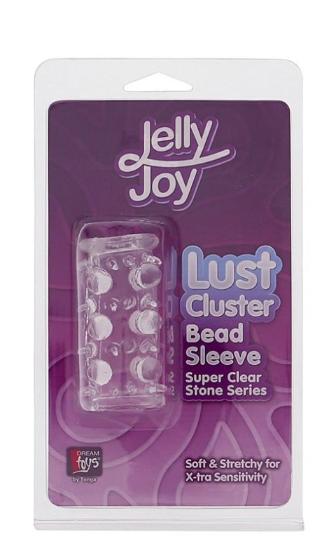 NAKŁADKA STYMULUJĄCA NASADKA NA PENISA STYMULATOR STYMULATOR-JELLY JOY LUST CLUSTER CLEAR NAKŁADKA STYMULUJĄCA NASADKA NA PENISA STYMULATOR STYMULATOR-JELLY JOY LUST CLUSTER CLEAR