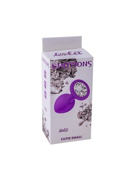 Plug-Anal Plug Emotions Cutie Small Purple clear crystal
