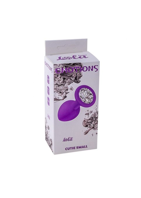 Plug-Anal Plug Emotions Cutie Small Purple clear crystal Plug-Anal Plug Emotions Cutie Small Purple clear crystal