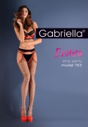 BIELIZNA-RAJSTOPY STRIP PANTY KABARETKA EROTICA STRIP PANTY 153 CZARNE S/M