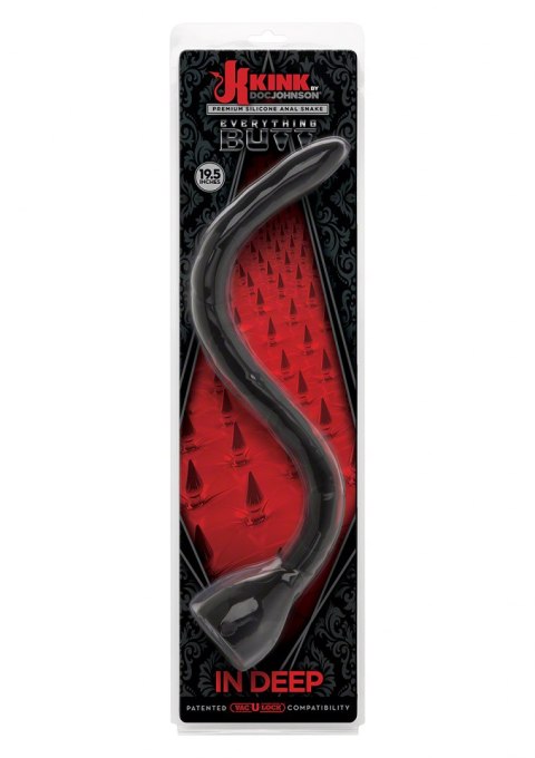 PLUG/KULKI-IN DEEP ANAL SNAKE BLACK PLUG/KULKI-IN DEEP ANAL SNAKE BLACK