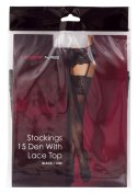 Bielizna-Pończochy Czarne S/M ""Kiss Me""