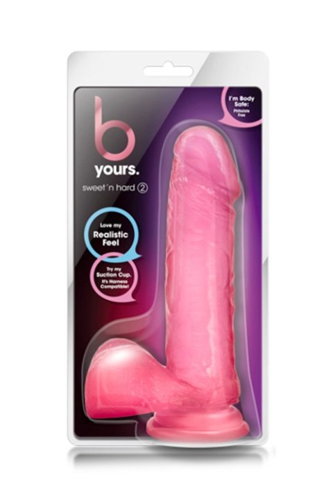 Dildo-B YOURS SWEET N HARD 2 PINK Dildo-B YOURS SWEET N HARD 2 PINK
