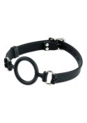 KNEBEL-SILICONE O-RING GAG BLACK