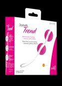 KULKI GEJSZY TRENING MIĘŚNI KEGLA KORALIKI JAJKA KULKI-JOYBALLS TREND, PINK-WHITE